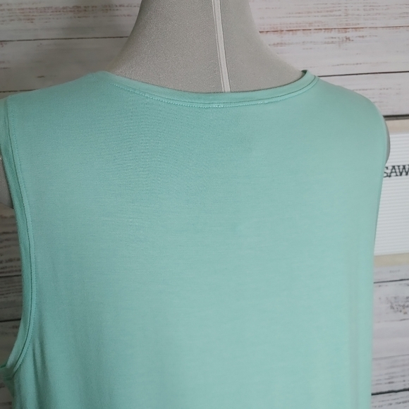 New EILEEN Fisher mint drop waist dress size - Picture 6 of 13